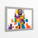 El señor de los gatos - Horizontal - Caperh | Cuadro decorativo de Canvas Lab