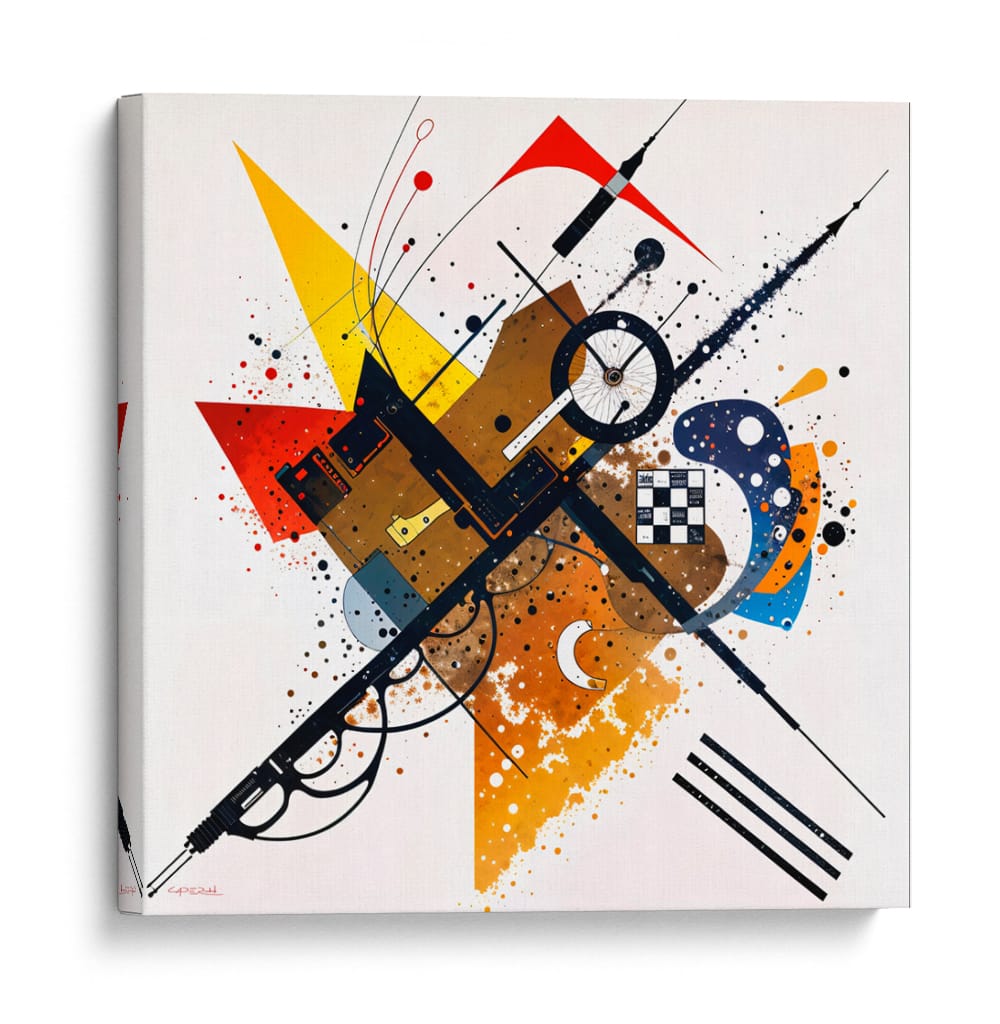 En blanco II-variación pictórica - Caperh | Cuadro decorativo de Canvas Lab