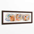 Sepia Y Círculos Naranjas. - Nikki Galapon | Cuadro decorativo de Canvas Lab