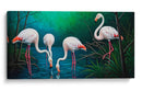 Flamencos II - Caperh | Cuadro decorativo de Canvas Lab