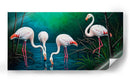 Flamencos II - Caperh | Cuadro decorativo de Canvas Lab