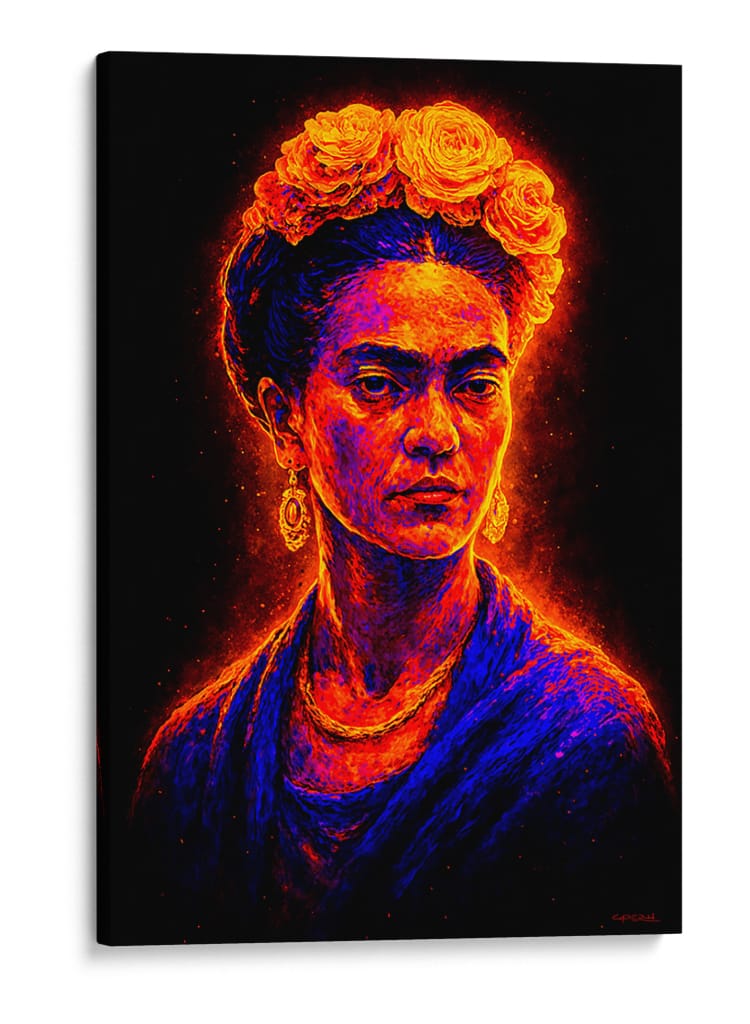 Frida Kahlo - Caperh | Cuadro decorativo de Canvas Lab