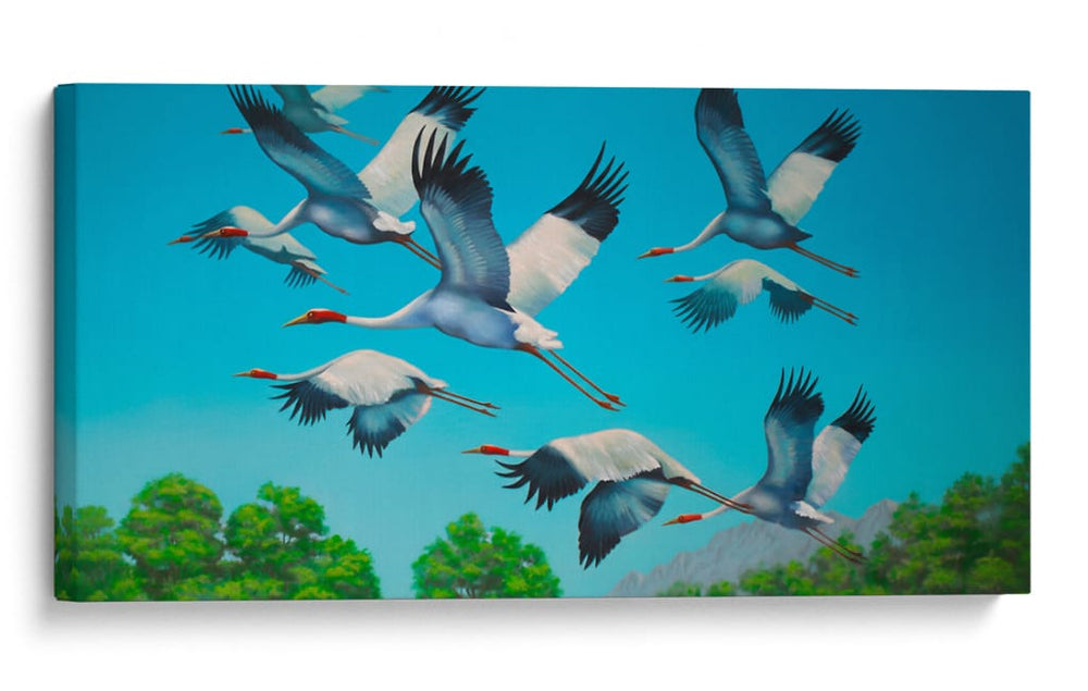 Garzas africanas - Caperh | Cuadro decorativo de Canvas Lab