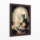 Gatitos chismosos - Caperh | Cuadro decorativo de Canvas Lab