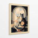 Gatitos chismosos - Caperh | Cuadro decorativo de Canvas Lab