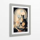 Gatitos chismosos - Caperh | Cuadro decorativo de Canvas Lab