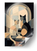 Gatitos chismosos - Caperh | Cuadro decorativo de Canvas Lab