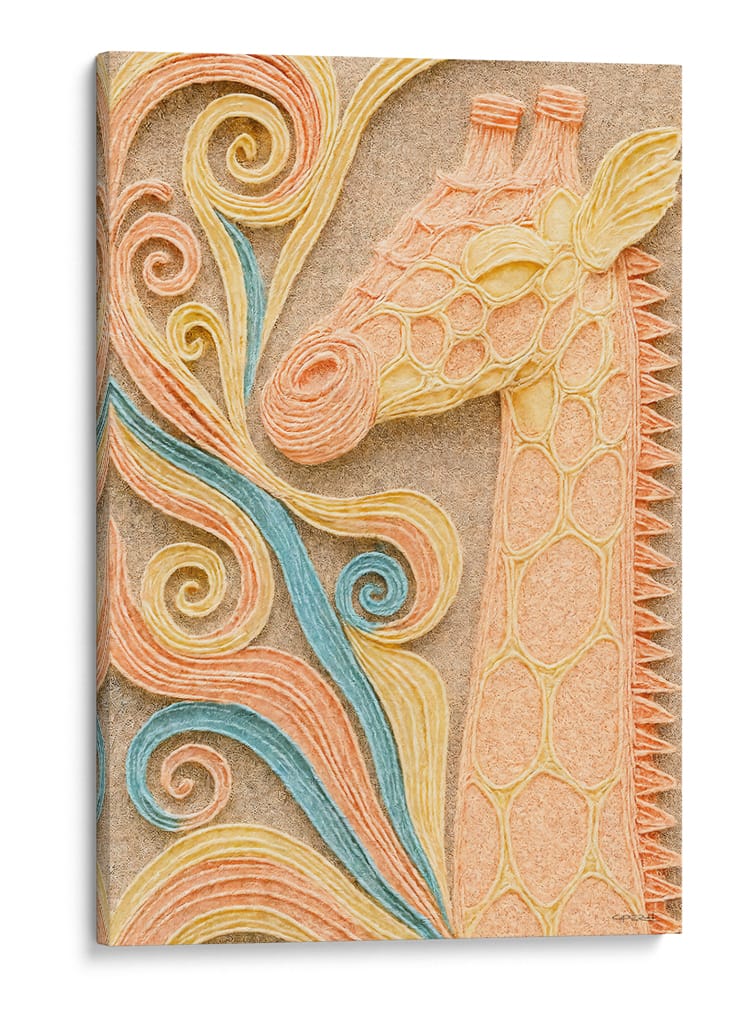Jirafa de mecate - Caperh | Cuadro decorativo de Canvas Lab
