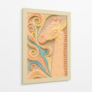 Jirafa de mecate - Caperh | Cuadro decorativo de Canvas Lab