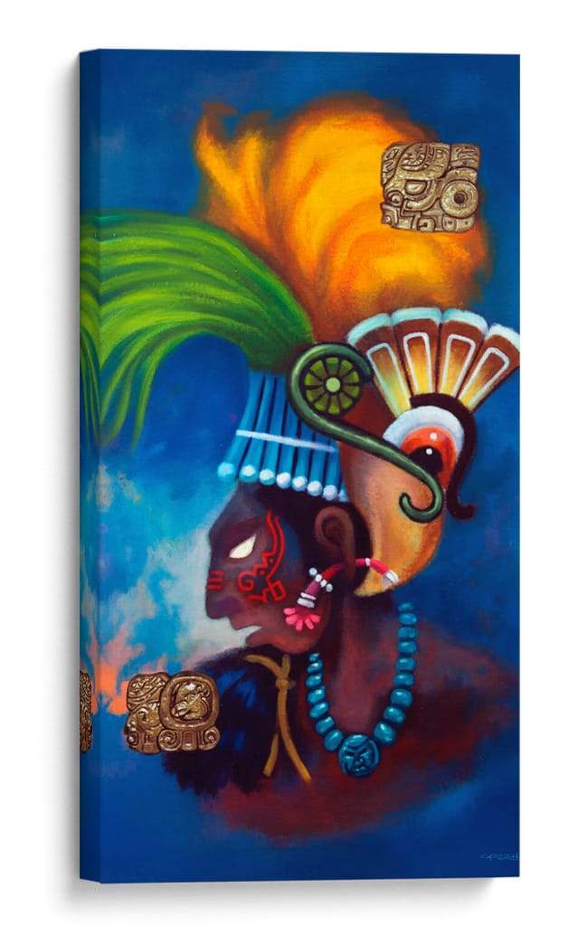 Guerrero águila Maya - Caperh | Cuadro decorativo de Canvas Lab