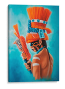Guerrero Danzante Maya - Caperh | Cuadro decorativo de Canvas Lab