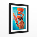 Guerrero Danzante Maya - Caperh | Cuadro decorativo de Canvas Lab