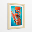 Guerrero Danzante Maya - Caperh | Cuadro decorativo de Canvas Lab