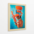 Guerrero Danzante Maya - Caperh | Cuadro decorativo de Canvas Lab