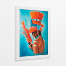 Guerrero Danzante Maya - Caperh | Cuadro decorativo de Canvas Lab