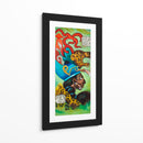 Guerrero Maya jaguar - Caperh | Cuadro decorativo de Canvas Lab