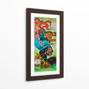 Guerrero Maya jaguar - Caperh | Cuadro decorativo de Canvas Lab