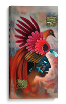 Guerrero Maya y Quetzal - Caperh | Cuadro decorativo de Canvas Lab