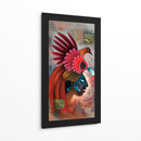 Guerrero Maya y Quetzal - Caperh | Cuadro decorativo de Canvas Lab
