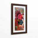 Guerrero Maya y Quetzal - Caperh | Cuadro decorativo de Canvas Lab