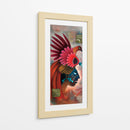 Guerrero Maya y Quetzal - Caperh | Cuadro decorativo de Canvas Lab