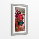 Guerrero Maya y Quetzal - Caperh | Cuadro decorativo de Canvas Lab