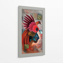 Guerrero Maya y Quetzal - Caperh | Cuadro decorativo de Canvas Lab