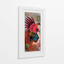 Guerrero Maya y Quetzal - Caperh | Cuadro decorativo de Canvas Lab