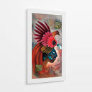 Guerrero Maya y Quetzal - Caperh | Cuadro decorativo de Canvas Lab