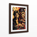 Han Solo y Chewbacca - Caperh | Cuadro decorativo de Canvas Lab