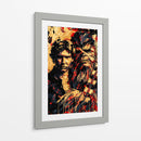 Han Solo y Chewbacca - Caperh | Cuadro decorativo de Canvas Lab