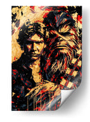 Han Solo y Chewbacca - Caperh | Cuadro decorativo de Canvas Lab