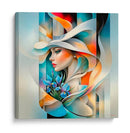 La dama de los lirios azules - Caperh | Cuadro decorativo de Canvas Lab