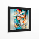 La dama de los lirios azules - Caperh | Cuadro decorativo de Canvas Lab