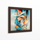 La dama de los lirios azules - Caperh | Cuadro decorativo de Canvas Lab