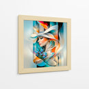 La dama de los lirios azules - Caperh | Cuadro decorativo de Canvas Lab