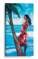 La mujer del pareo - Caperh | Cuadro decorativo de Canvas Lab
