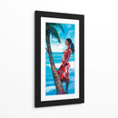 La mujer del pareo - Caperh | Cuadro decorativo de Canvas Lab