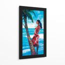 La mujer del pareo - Caperh | Cuadro decorativo de Canvas Lab