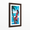 La mujer del pareo - Caperh | Cuadro decorativo de Canvas Lab