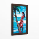 La mujer del pareo - Caperh | Cuadro decorativo de Canvas Lab