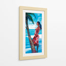 La mujer del pareo - Caperh | Cuadro decorativo de Canvas Lab