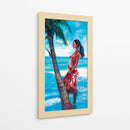 La mujer del pareo - Caperh | Cuadro decorativo de Canvas Lab
