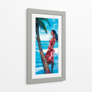 La mujer del pareo - Caperh | Cuadro decorativo de Canvas Lab