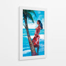 La mujer del pareo - Caperh | Cuadro decorativo de Canvas Lab