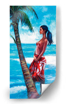 La mujer del pareo - Caperh | Cuadro decorativo de Canvas Lab