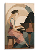 La pianista - Caperh | Cuadro decorativo de Canvas Lab