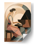 La pianista - Caperh | Cuadro decorativo de Canvas Lab