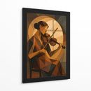 La violinista - Caperh | Cuadro decorativo de Canvas Lab