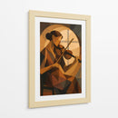 La violinista - Caperh | Cuadro decorativo de Canvas Lab
